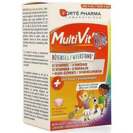 Multivit' 4g Kids Comprimes 30  -  Forte Pharma