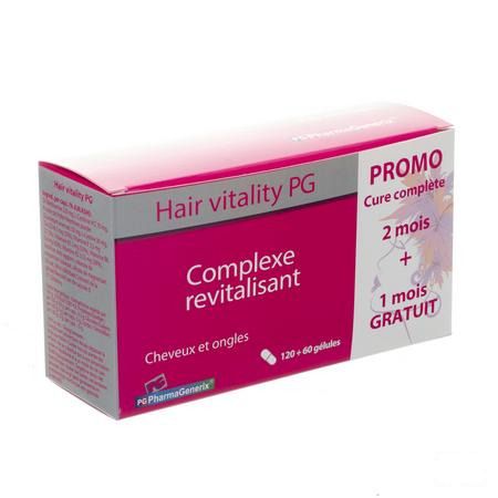 Hair Vitality Pg Pharmagenerix Capsule 3x60  -  Superphar