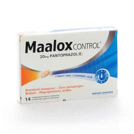 Maalox Control 20 mg Maagsapresistente Tabletten 14