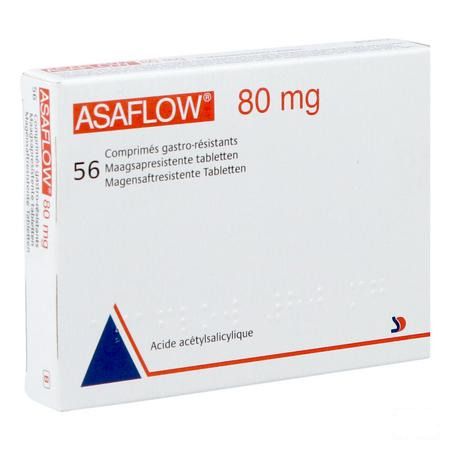 Asaflow 80 mg Comprimes Gastro Resist Bli 56x 80 mg