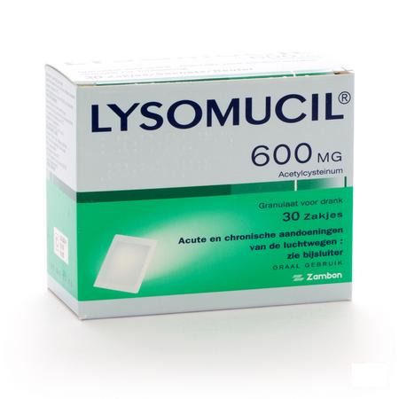 Lysomucil 600 Gran Sachets 30 X 600 mg
