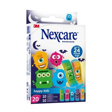 Nexcare 3m Happy Kids Monsters Pleister 20 N0920mo  -  3M