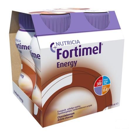 Fortimel Energy Chocolade 4x200 ml 2320497  -  Nutricia
