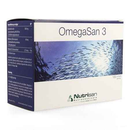 Omegasan 3 Softgels 120   -  Nutrisan