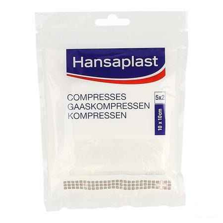 Hansaplast Gaaskompressen 10cmx10cm 10st  -  Beiersdorf