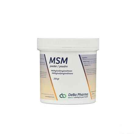 Msm Poeder Soluble - Oplosb 250 gr  -  Deba Pharma