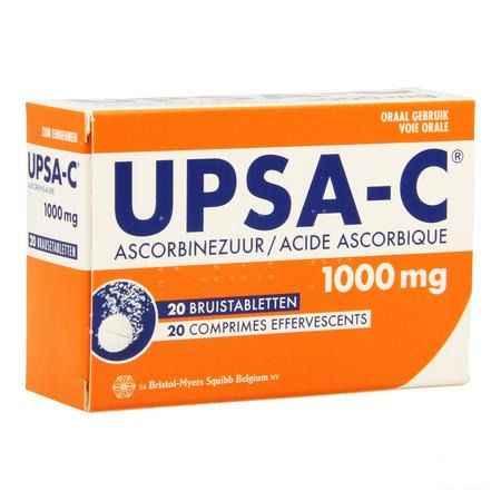 Upsa-c Bruis 1 gr Tabletten 20