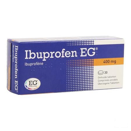 Ibuprofen EG 400 mg Filmomhulde Tabletten 30 X 400 mg  -  EG