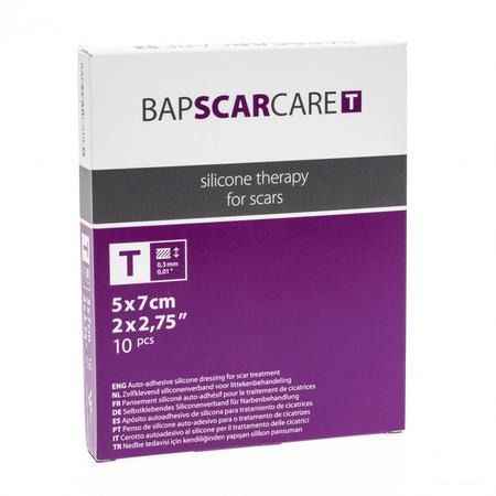 Bap Scar Care T Verband Dun Transp 5x 7cm 10 600507  -  Bap Medical
