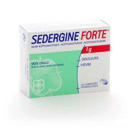 Sedergine Forte Bruis 1 Gr Tabletten 20