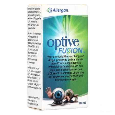 Optive Fusion Solution Ster Flacon 10 ml
