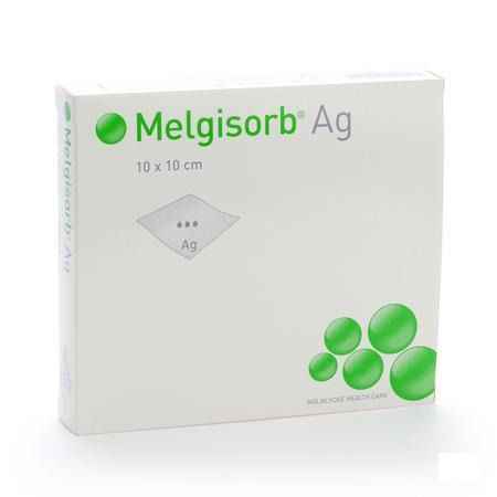 Melgisorb Ag Kompres Steriel 10x10cm 10 256100  -  Molnlycke Healthcare