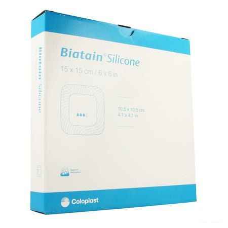 Biatain Silicoon Schuimverb 15,0x15,0cm 5 33437  -  Coloplast
