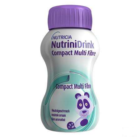 Nutrinidrink Compact Multi Fibre Neutraal 4x125 ml  -  Nutricia