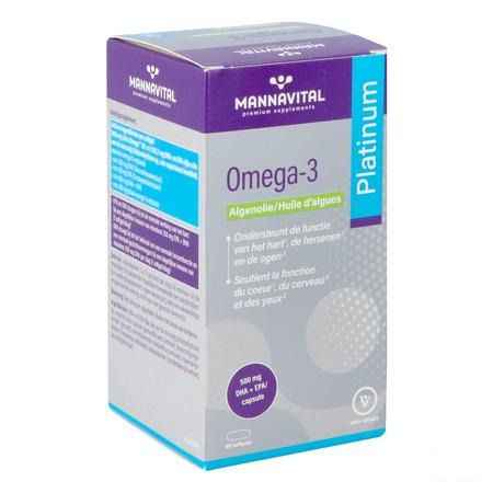 Mannavital Omega 3 Algenolie V-Caps 60