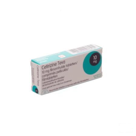 Cetirizine Teva 10 mg Filmomhulde Tabletten 20 