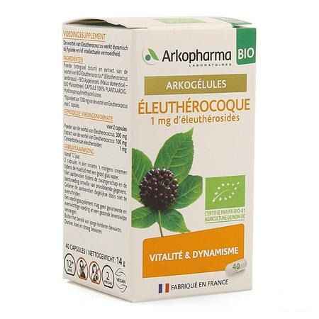 Arkogelules Eleutherocoque Bio Capsule 40  -  Arkopharma