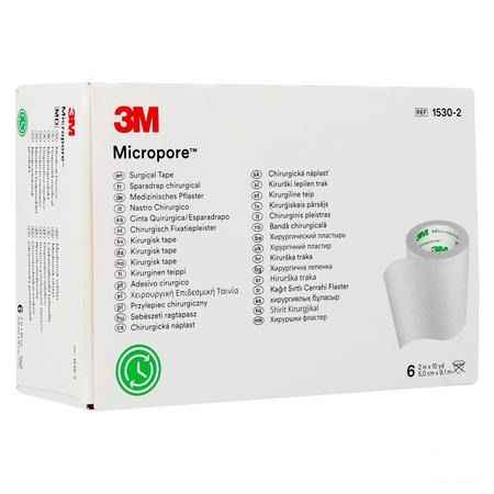 Micropore 3m Hechtpleister 50mmx9,14m Rol 6 1530  -  3M