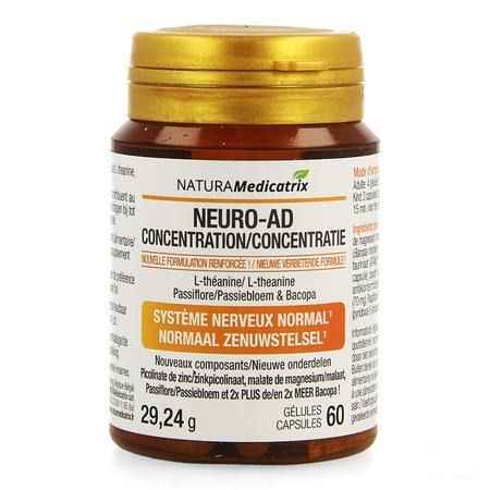Neuro-ad Concentration Pot Capsule 60  -  Natura Medicatrix
