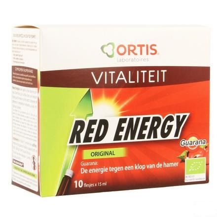 Ortis Red Energy Bio Alc 10x15 ml  -  Ortis