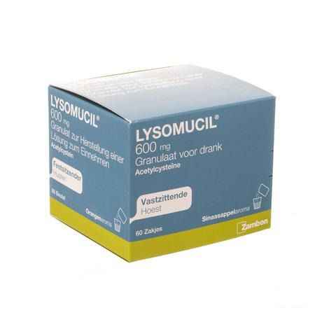 Lysomucil 600 Gran Zakjes 60 X 600 mg