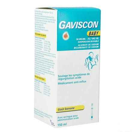 Gaviscon Baby Suspensie Voor Oraal Gebruik 150 ml