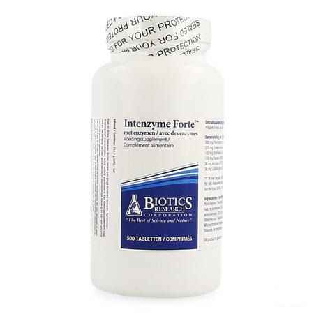 Biotics Intenzyme Forte 500 tabletten  -  Energetica Natura