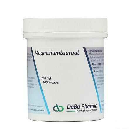 mg Taurate V-Capsule 100x750 mg  -  Deba Pharma