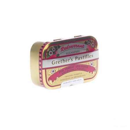Redcurrant Grethers Sugarless Vit C 110 gr  -  Melisana