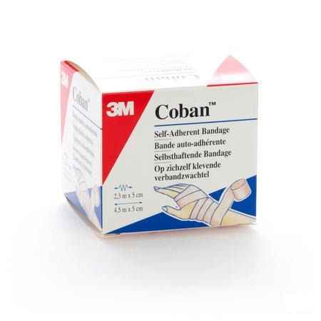 Coban Bandage Elast.tan 5,0cmx4,57m Roul. 1582p  -  3M