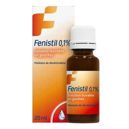 Fenistil 0,1% Drinkbare Oplossing 1 mg/ml Druppels 20 ml