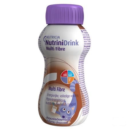 Nutrinidrink Chocolade Multi F. + 12m Flacon 200 ml 65599  -  Nutricia