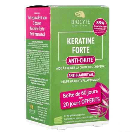 Biocyte Keratine Forte Anti chute Capsule 120  -  Biocyte