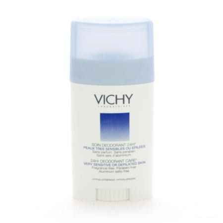 Vichy Deo React. H zonder alu Zout Stick 24u 40 ml  -  Vichy