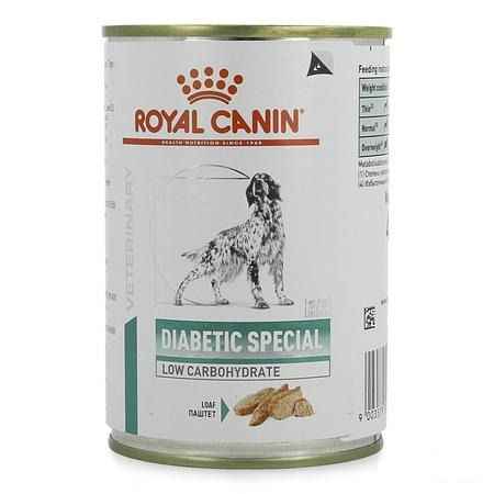 Vdiet Diabetic Low Carb Canine 12x410 gr  -  Royal Canin