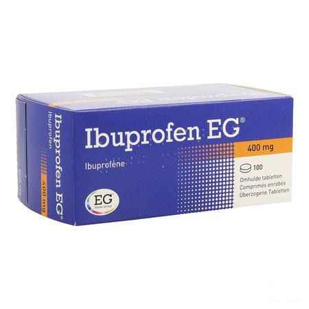 Ibuprofen EG 400 mg Comprimes Pellicules 100 X 400 mg  -  EG