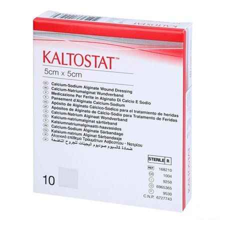 Kaltostat Verband 5,0x 5,0cm Ster 10s  -  Convatec