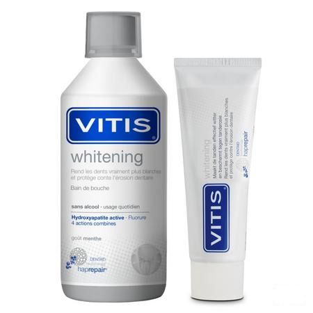 Vitis Whitening Tandpasta 75 ml 32045  -  Dentaid