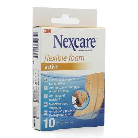 Nexcare 3M Flexible Foam Active Ha Pleist.Strip 10  -  3M