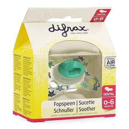 Difrax Fopspeen Sil Mini-dental 0-6m 799  -  Difrax