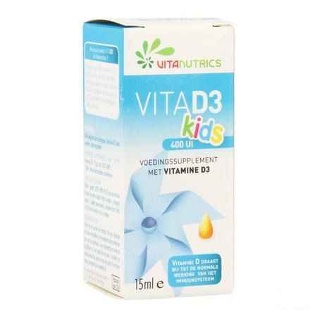 Vita D3 400UI Kids Vitanutrics Druppels 15 ml 