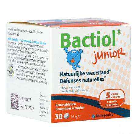 Bactiol Junior Chew. Kauwtabl 30 27617  - Metagenics