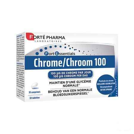 Chroom 100 Tabletten 30  -  Forte Pharma
