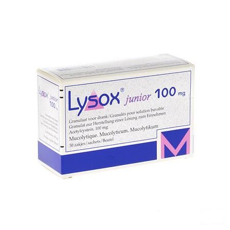 Lysox Junior Gran Zakjes 30x100 mg  -  Menarini