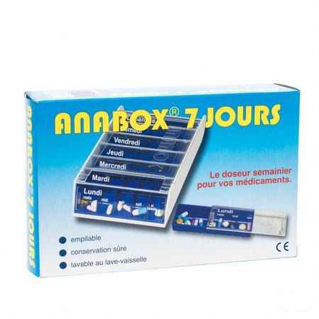 Anabox Pilulier Blanc 7 Jours  -  Infinity Pharma