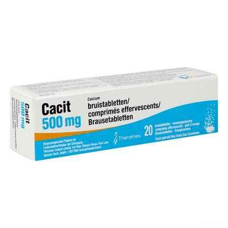 Cacit 500 Bruistabletten Tube 20 X 500 mg 