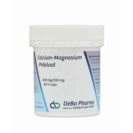 Calcium Magnesium Pidolaat 600/100 mg V-Capsule 60  -  Deba Pharma