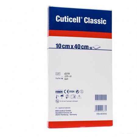 Cuticell Classic Gaaskompres 10,0X40Cm 10 7253804