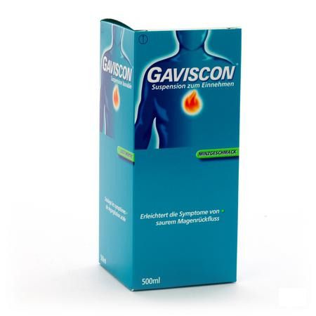 Gaviscon Menthe Munt Suspension Buvable 500 ml