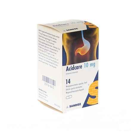Acidcare 10 mg Sandoz Capsule Gastro Res 14 X 10 mg 